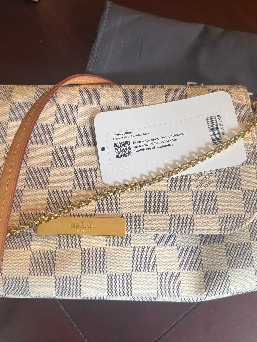 Discontinued Louis Vuitton Damier Ebene Favorite MM